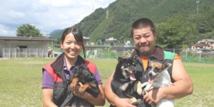 下呂温泉の犬の何でも屋さんハッピーフラットトレーナー紹介
